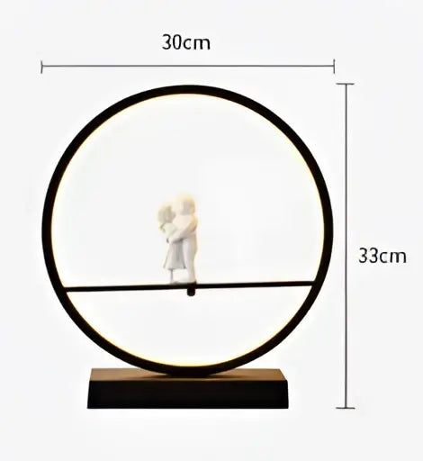 DecorBites™ Angel Doll Bird Table Lamp: Romantic LED Lighting for Home Decor