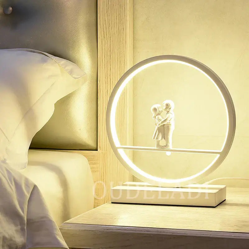 DecorBites™ Angel Doll Bird Table Lamp: Romantic LED Lighting for Home Decor