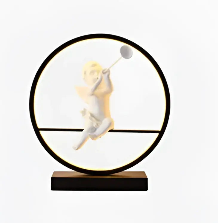 DecorBites™ Angel Doll Bird Table Lamp: Romantic LED Lighting for Home Decor