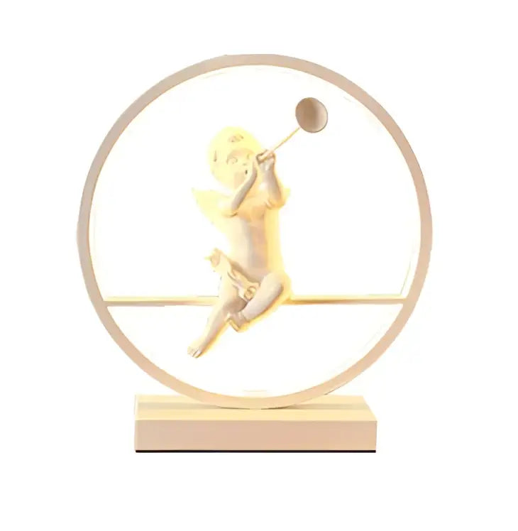 DecorBites™ Angel Doll Bird Table Lamp: Romantic LED Lighting for Home Decor