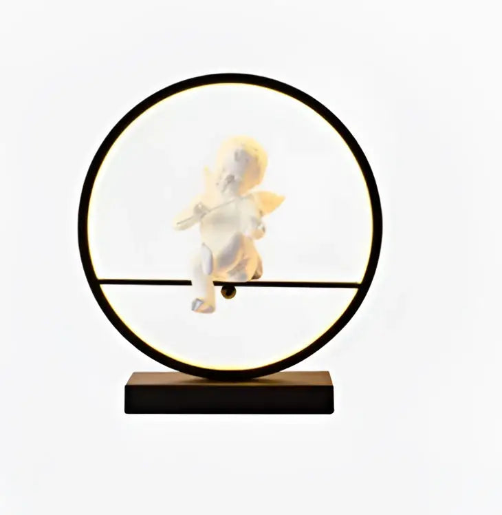 DecorBites™ Angel Doll Bird Table Lamp: Romantic LED Lighting for Home Decor