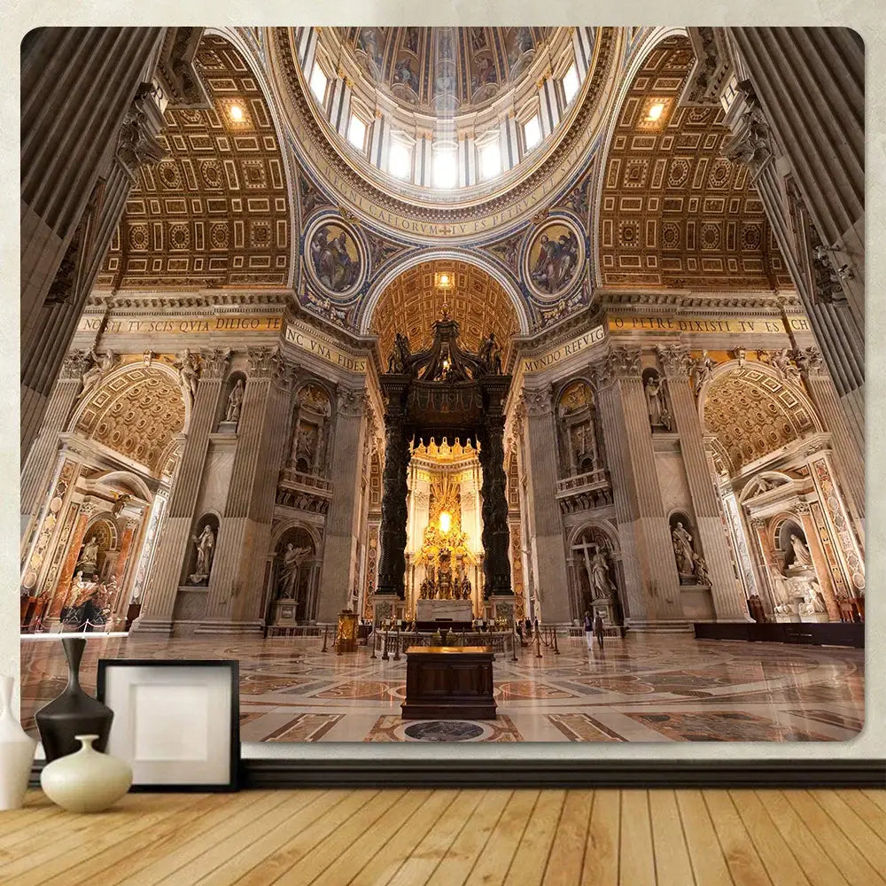 DecorBites™ Angel Tapestry: Church-inspired Boho Wall Decor for Home - Bedding, Sofa, or Blanket