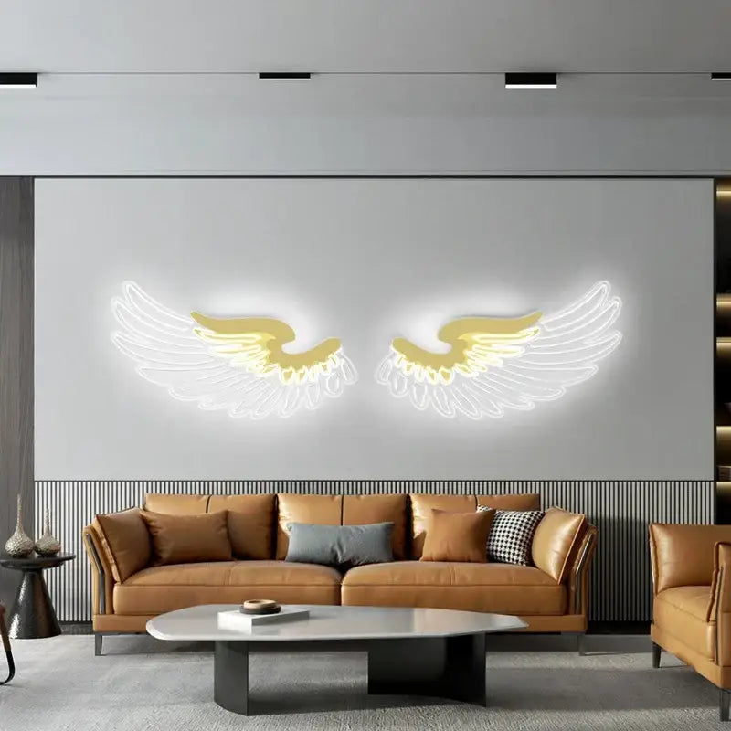 DecorBites™ Angel Wings RGB LED Wall Lamp for Living Room Bedroom Restaurant Bar