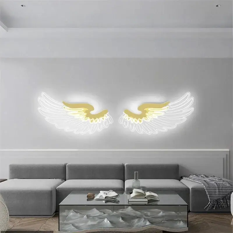 DecorBites™ Angel Wings RGB LED Wall Lamp for Living Room Bedroom Restaurant Bar
