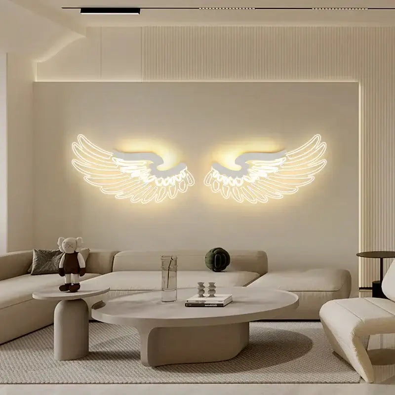 DecorBites™ Angel Wings RGB LED Wall Lamp for Living Room Bedroom Restaurant Bar