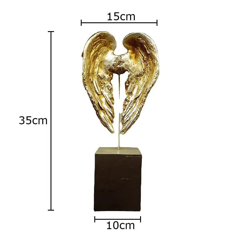 DecorBites™ Angel Wings Sculpture Desk Ornament Home Decor Statue Aesthetic Artwrok