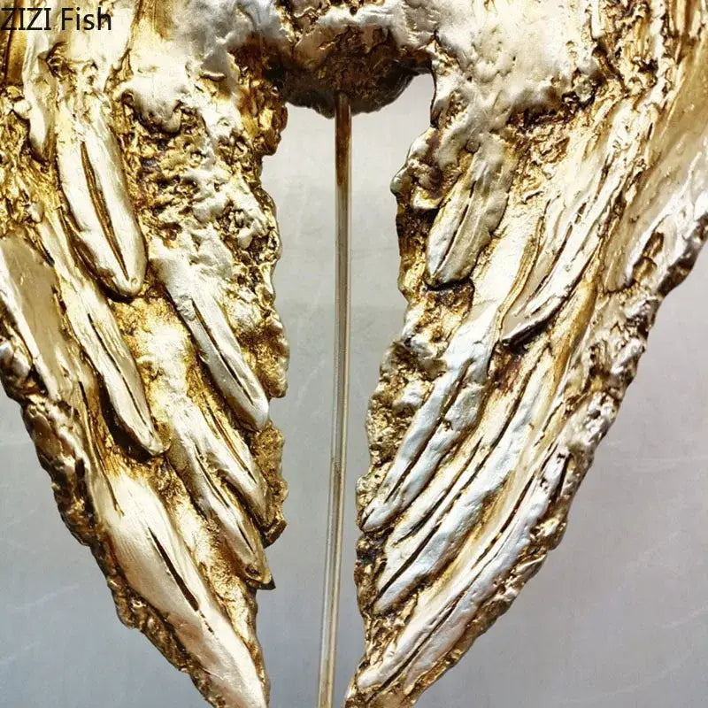 DecorBites™ Angel Wings Sculpture Desk Ornament Home Decor Statue Aesthetic Artwrok