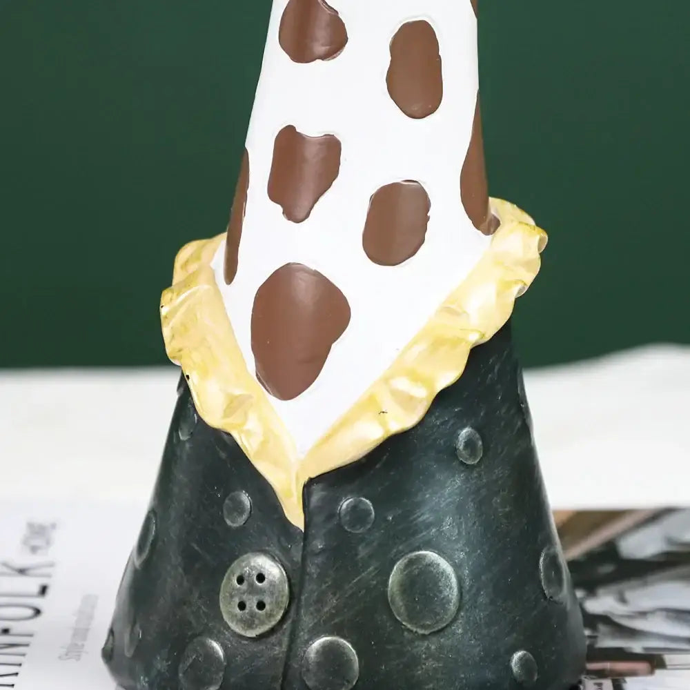 DecorBites™ Animal Bust Succulent Vase Hand-Painted Resin Figure with Giraffe/Zebra/Bear/Panda Blowing Bubbles