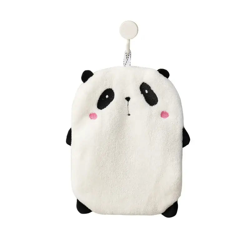 DecorBites™ Animal Hand Towel Set - Cute Panda Koala Child Terry Towels with Hanging Loops