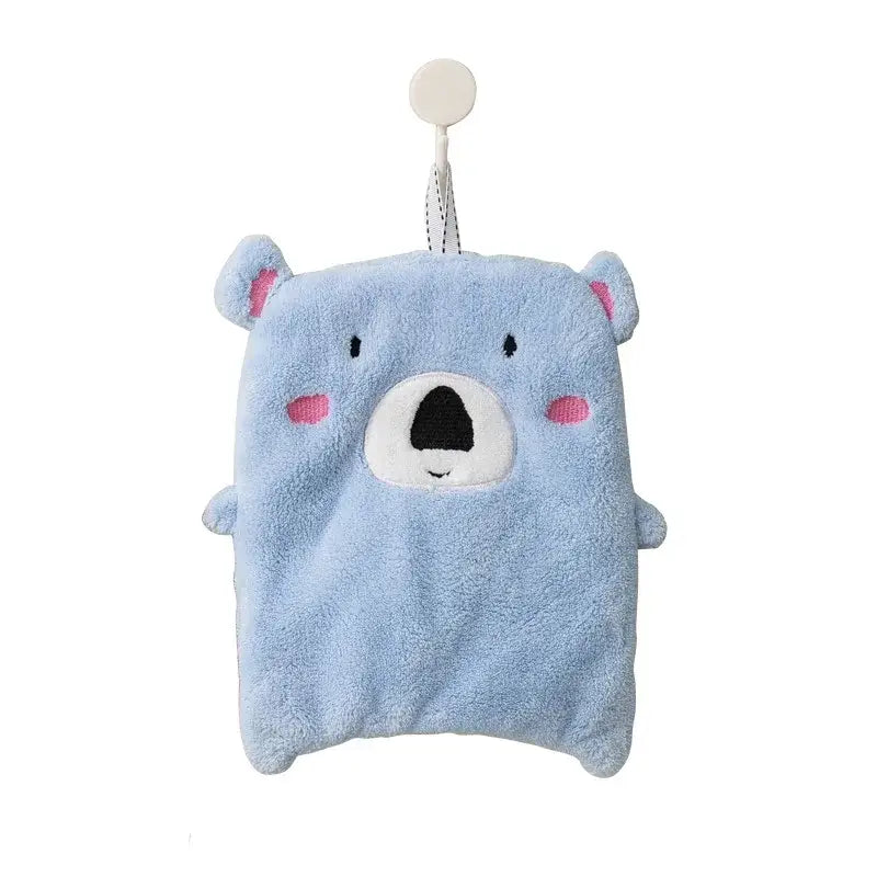 DecorBites™ Animal Hand Towel Set - Cute Panda Koala Child Terry Towels with Hanging Loops