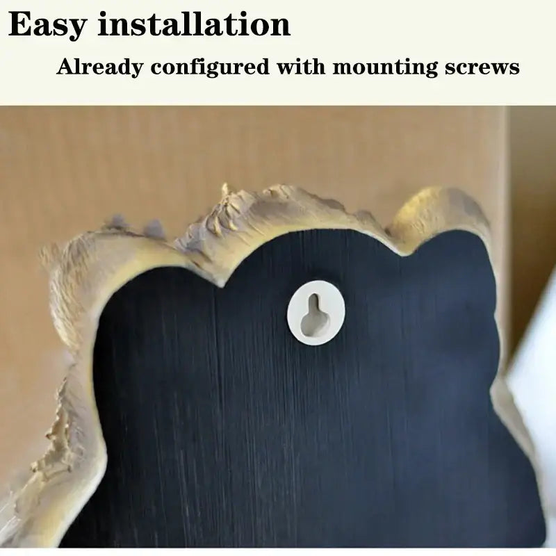 DecorBites™ Animal Head Wall Hanger: Decorative Resin Wildlife Hook Rack Statue