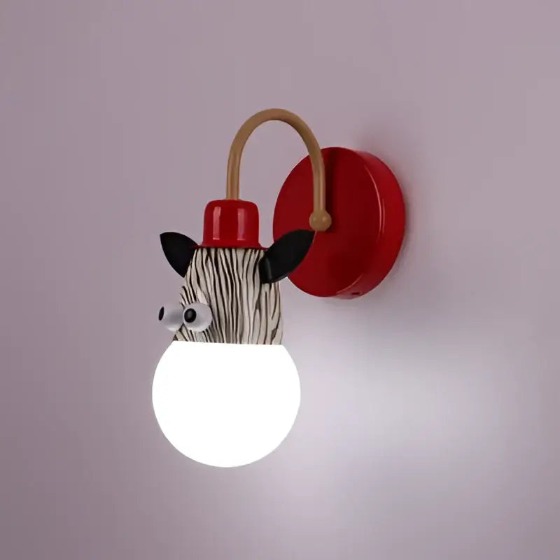 DecorBites™ Animal LED Ceiling Light: Monkey Zebra Giraffe Kids Lamp for Bedroom.