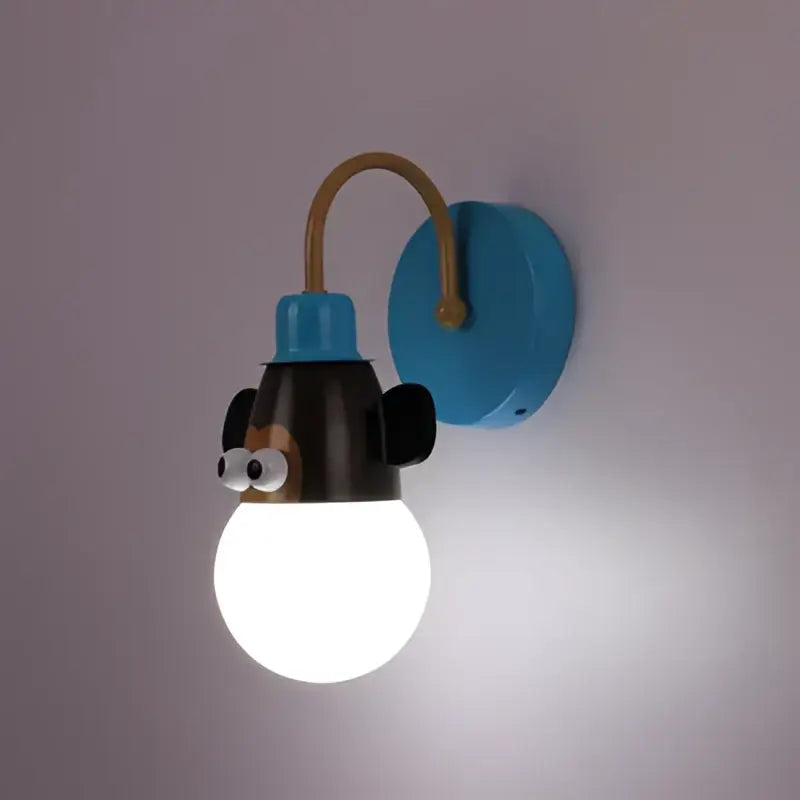 DecorBites™ Animal LED Ceiling Light: Monkey Zebra Giraffe Kids Lamp for Bedroom.