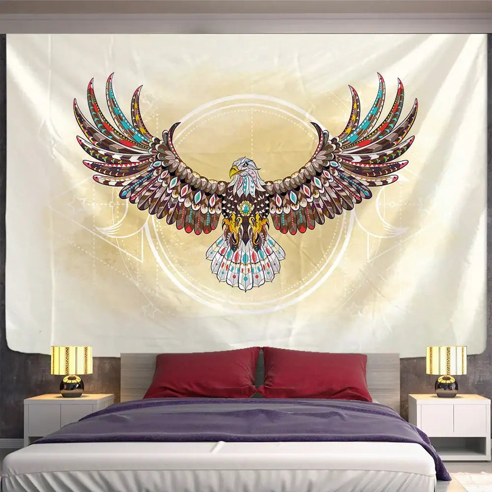 DecorBites™ Animal Mandala Tapestry Wall Hanging Mat Beach Towel Blanket