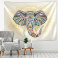 DecorBites™ Animal Mandala Tapestry Wall Hanging Mat Beach Towel Blanket