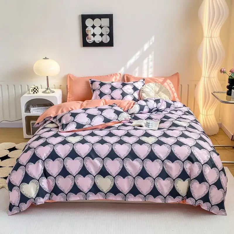 DecorBites™ Animal Pattern Bedding Set - King/Queen Size Quilt Set for Comfortable Home.