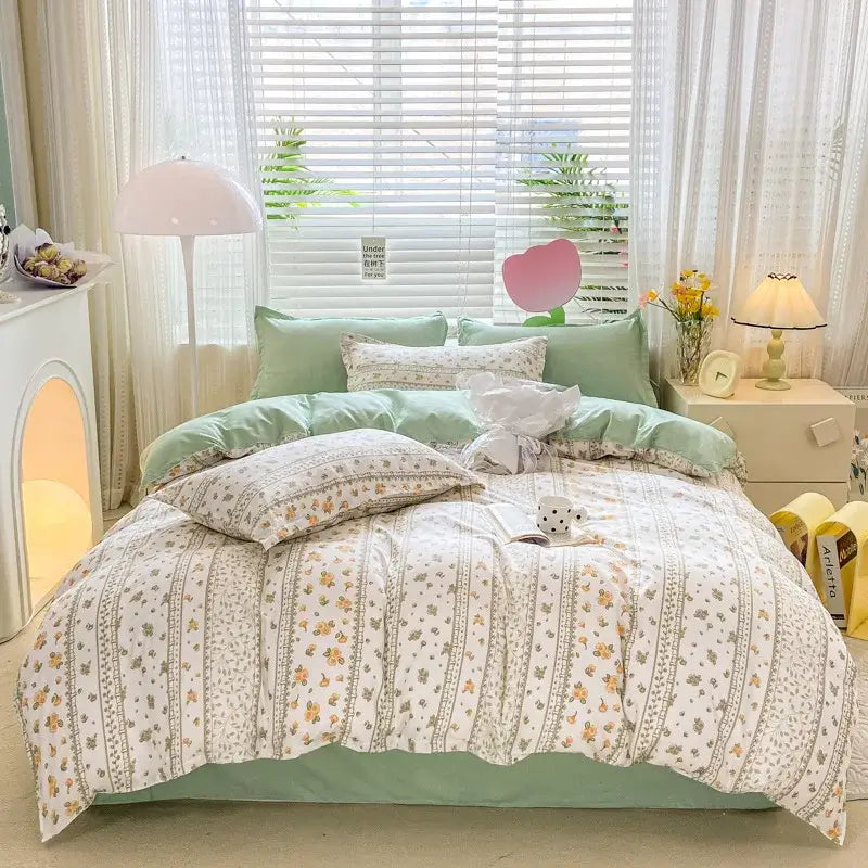 DecorBites™ Animal Pattern Bedding Set - King/Queen Size Quilt Set for Comfortable Home.