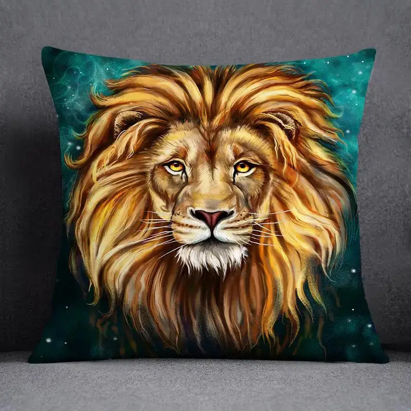DecorBites™ Animal Pattern Decorative Pillowcase 45x45cm - Modern Design for Home and Car