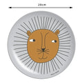 DecorBites™ Animal Print Bamboo Fiber Salad Plate Kitchen Tableware