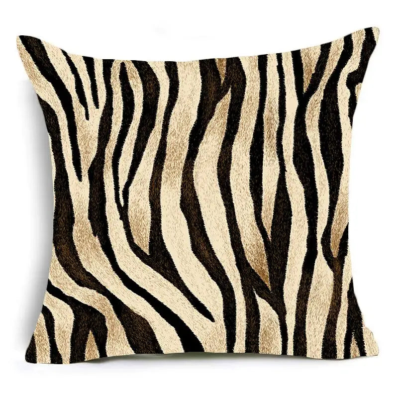 DecorBites™ Animal Print Pillowcase Cushion Cover Home Decoration for Sofa