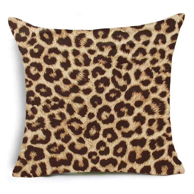 DecorBites™ Animal Print Pillowcase Cushion Cover Home Decoration for Sofa