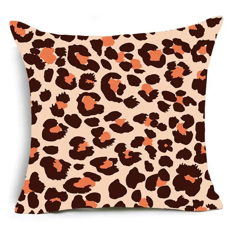 DecorBites™ Animal Print Pillowcase Cushion Cover Home Decoration for Sofa