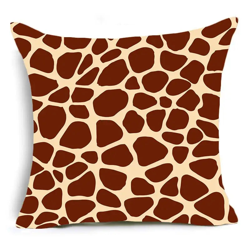 DecorBites™ Animal Print Pillowcase Cushion Cover Home Decoration for Sofa