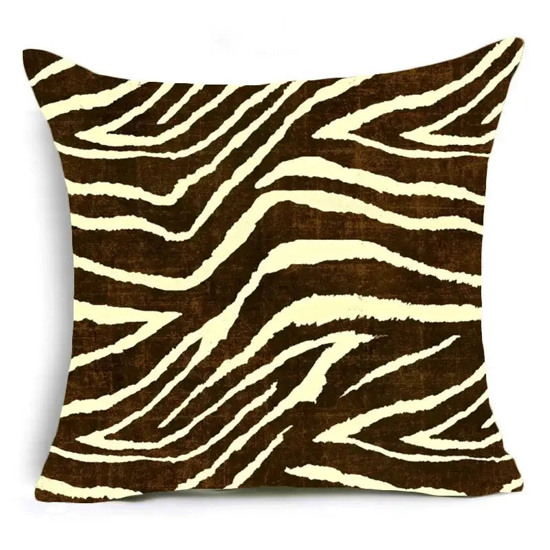 DecorBites™ Animal Print Pillowcase Cushion Cover Home Decoration for Sofa