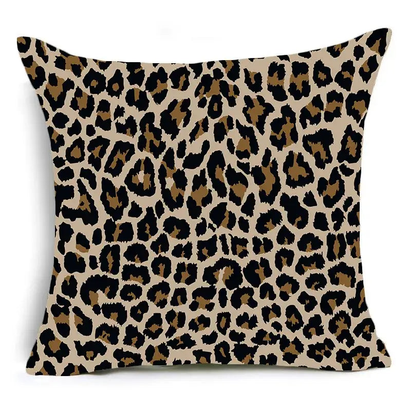 DecorBites™ Animal Print Pillowcase Cushion Cover Home Decoration for Sofa