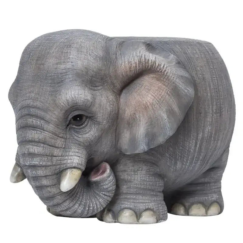 DecorBites™ Animal Resin Sculpture Footstool Seat - Creative Cartoon Statue Chair Stool