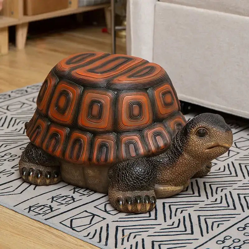 DecorBites™ Animal Resin Sculpture Footstool Seat - Creative Cartoon Statue Chair Stool
