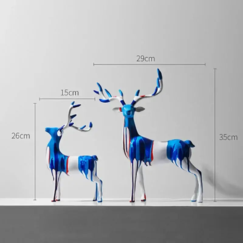 DecorBites™ Animal Resin Statue Collection: Abstract Horse Cow French Bullfighting Dog Sculpture