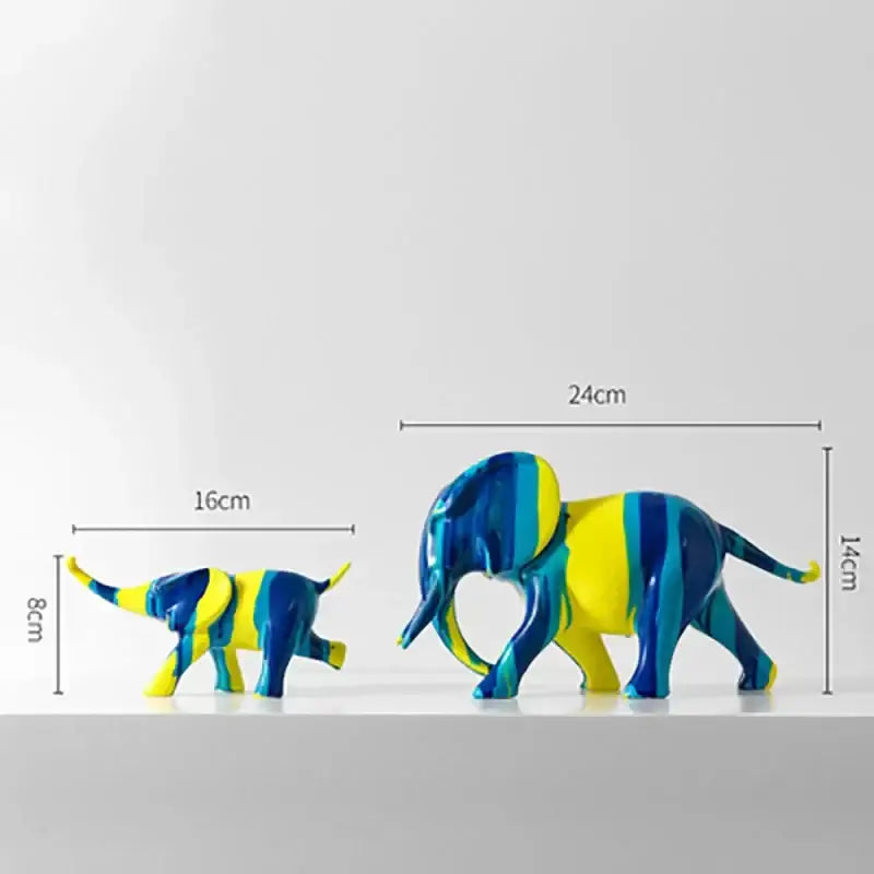 DecorBites™ Animal Resin Statue Collection: Abstract Horse Cow French Bullfighting Dog Sculpture