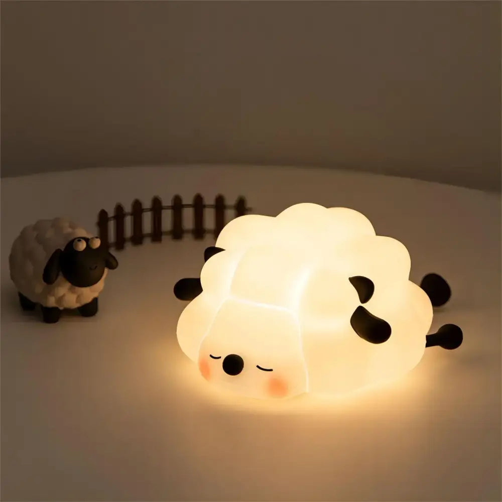 DecorBites™ Animal Silicone Night Light USB Rechargeable Timer Baby Kids Bedside Lamp