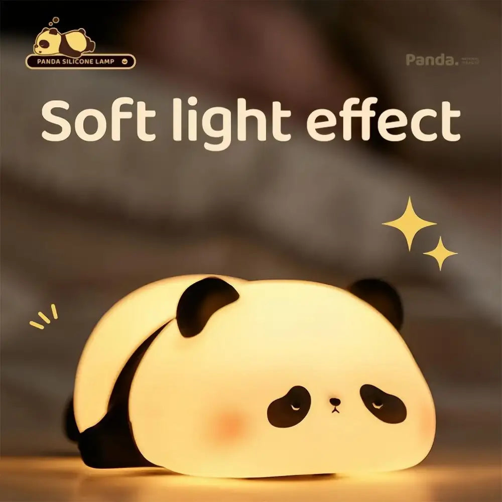 DecorBites™ Animal Silicone Night Light USB Rechargeable Timer Baby Kids Bedside Lamp