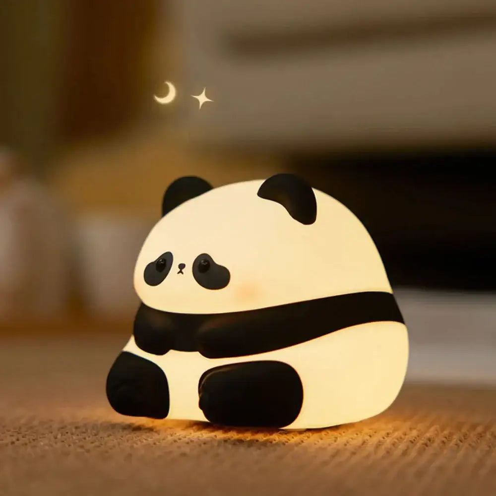 DecorBites™ Animal Silicone Night Light USB Rechargeable Timer Baby Kids Bedside Lamp