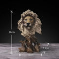 DecorBites™ Animal Statue Collection: Eagle Wolf Lion Tiger Horse Desktop Artwork Decoration & Gift