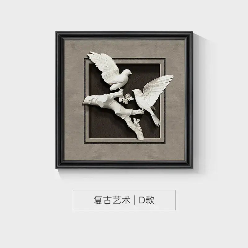 DecorBites™ Animal Wall Decor Frame Set Art Painting Poster Room Aesthetic Decoration