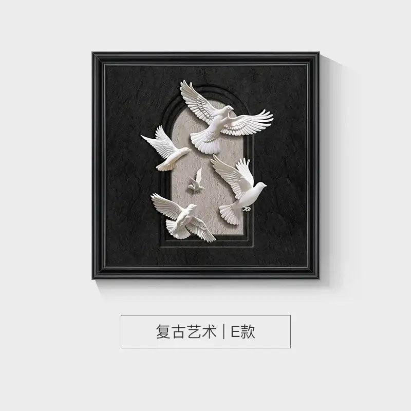 DecorBites™ Animal Wall Decor Frame Set Art Painting Poster Room Aesthetic Decoration
