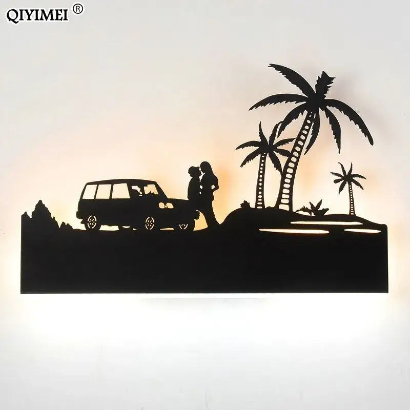 DecorBites™ Animal Wall Lamps: Upside Warm Down Cool Lighting for Living Room and Bedside