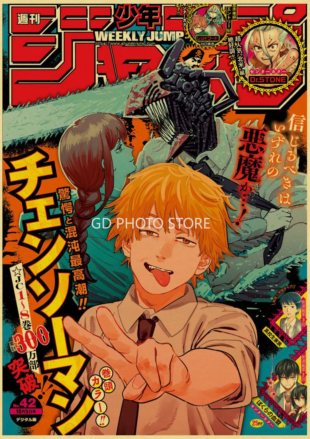 Anime Posters Chainsaw Man Collection