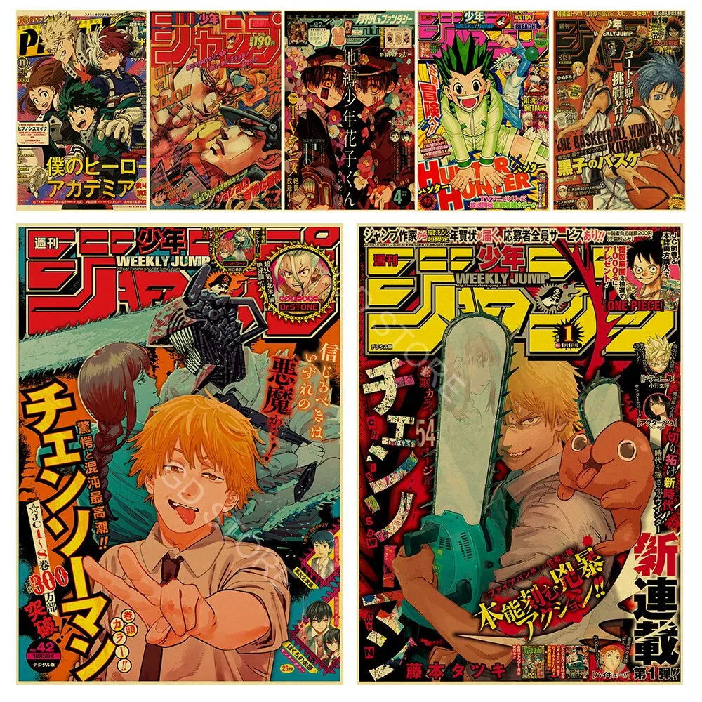 Anime Posters Chainsaw Man Collection