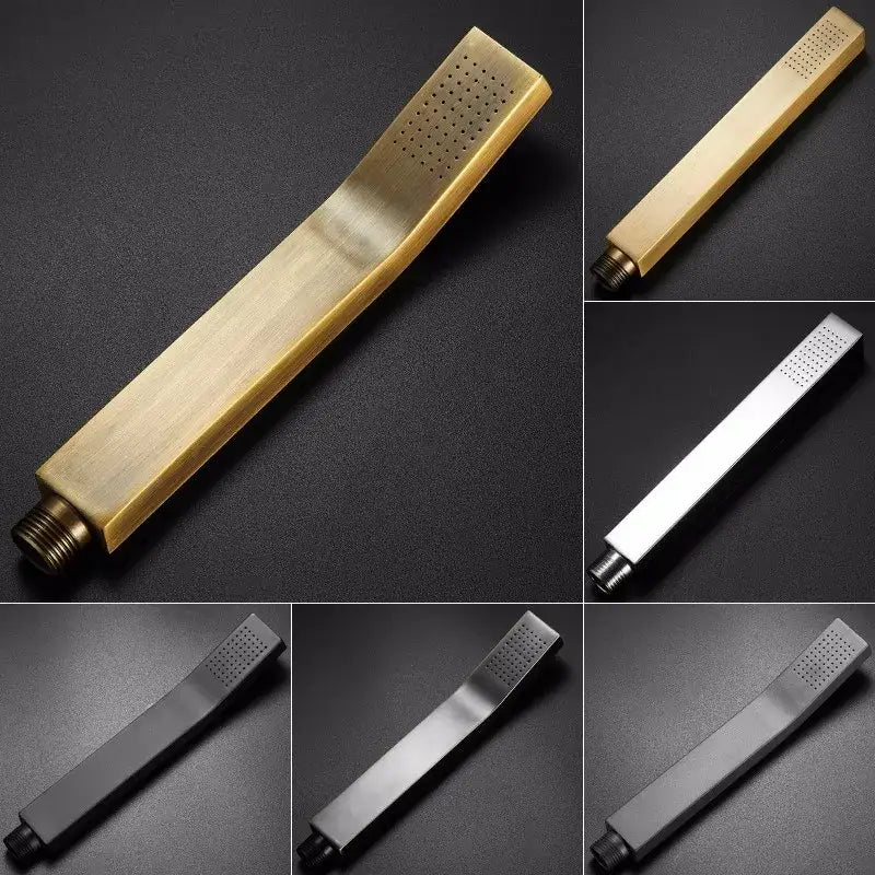 DecorBites™ Antique Bathroom Handheld Shower Head | High Pressure Rainfall Nozzle Save Water