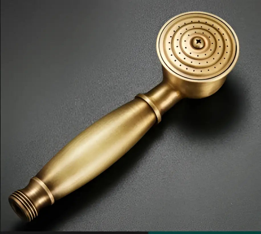 DecorBites™ Antique Bathroom Handheld Shower Head | High Pressure Rainfall Nozzle Save Water