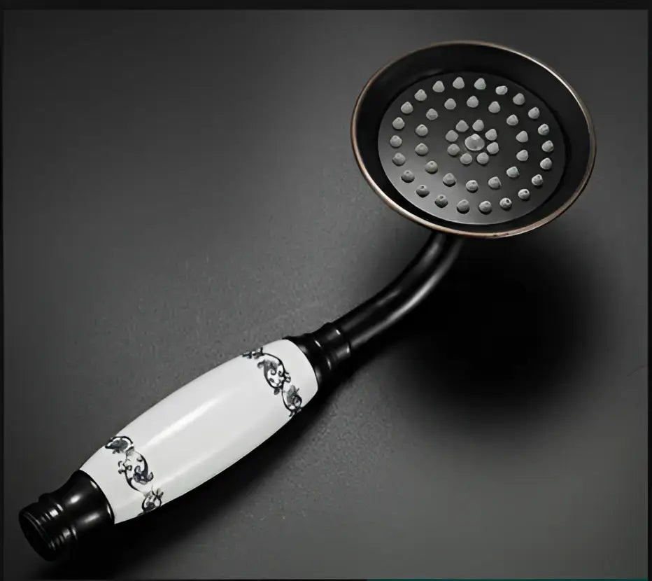DecorBites™ Antique Bathroom Handheld Shower Head | High Pressure Rainfall Nozzle Save Water
