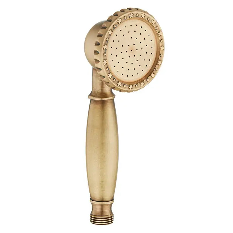 DecorBites™ Antique Bathroom Handheld Shower Head | High Pressure Rainfall Nozzle Save Water