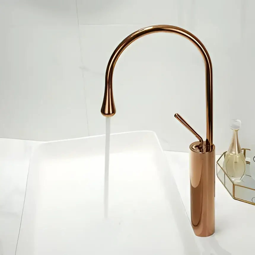 DecorBites™ Antique Brass Bathroom Basin Faucet Hot Cold Black Sink Mixer Kitchen Water Crane