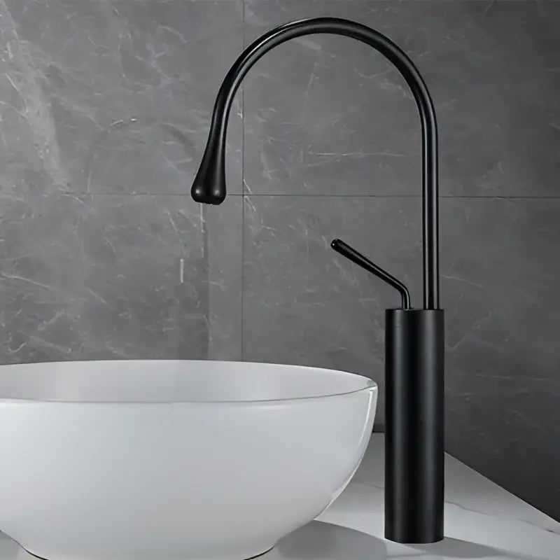 DecorBites™ Antique Brass Bathroom Basin Faucet Hot Cold Black Sink Mixer Kitchen Water Crane