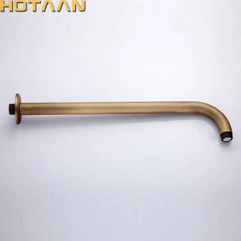 DecorBites™ Antique Brass Bathroom Tub Shower Arm 37cm Wall Mount YT-5130-A