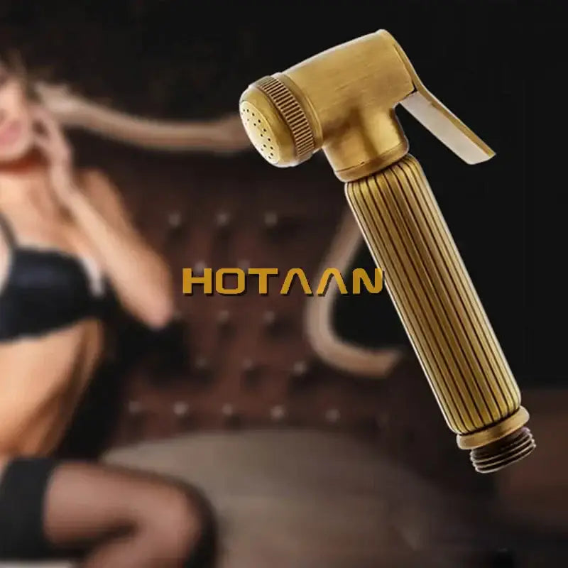 DecorBites™ Antique Brass Bidet Faucet Hygienic Muslim Shower Sprayer